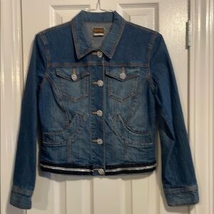 Nany Bolen Denim Jacket with Silver Accents